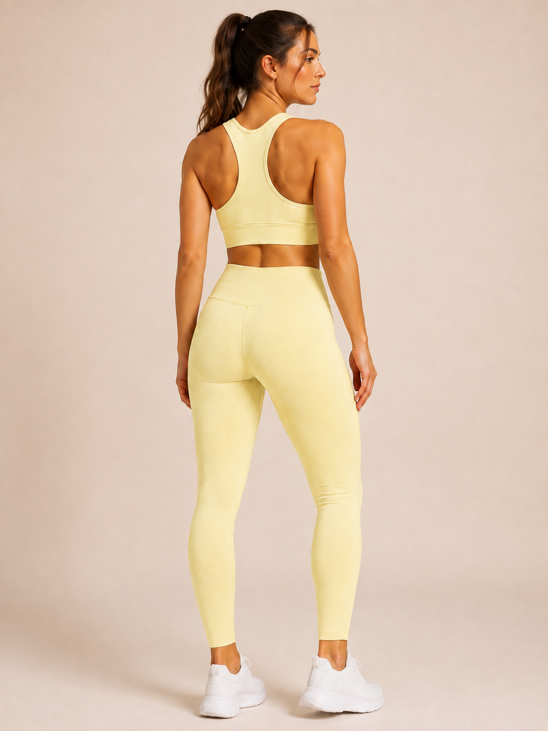 Classic B Club  Buttercream Legging & Bra Set