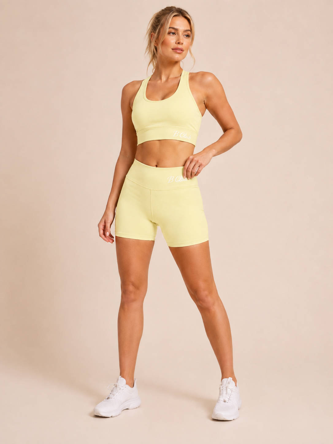 Classic B Club Buttercream Bra & Shorts Set